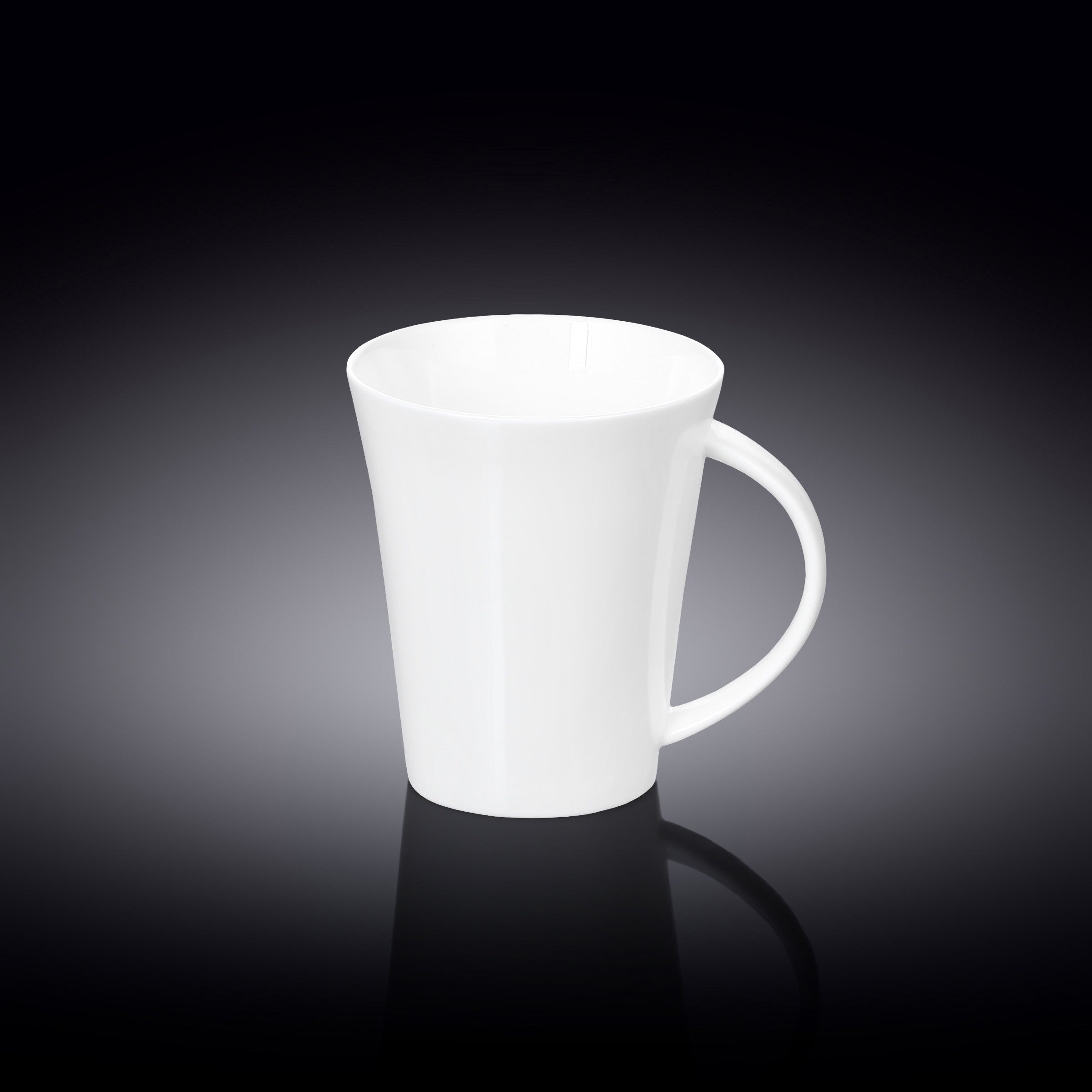 Wilmax Tasse 380 ml Weiß aus Porzellan