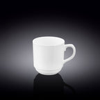 Wilmax Tasse 250 ml Weiß Porzellan für Heißgetränke WL-993017/A