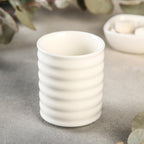 Wilmax Tasse 200 ml Weiß aus Porzellan