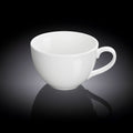 Wilmax Jumbo Becher 420 ml Weiß Porzellan Olivia WL-993038/A