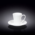 Wilmax Kaffeetassen mit Untertassen 110 ml 2er Set WL-993054/2C