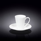 Wilmax Kaffeetassen mit Untertassen 110 ml 2er Set WL-993054/2C