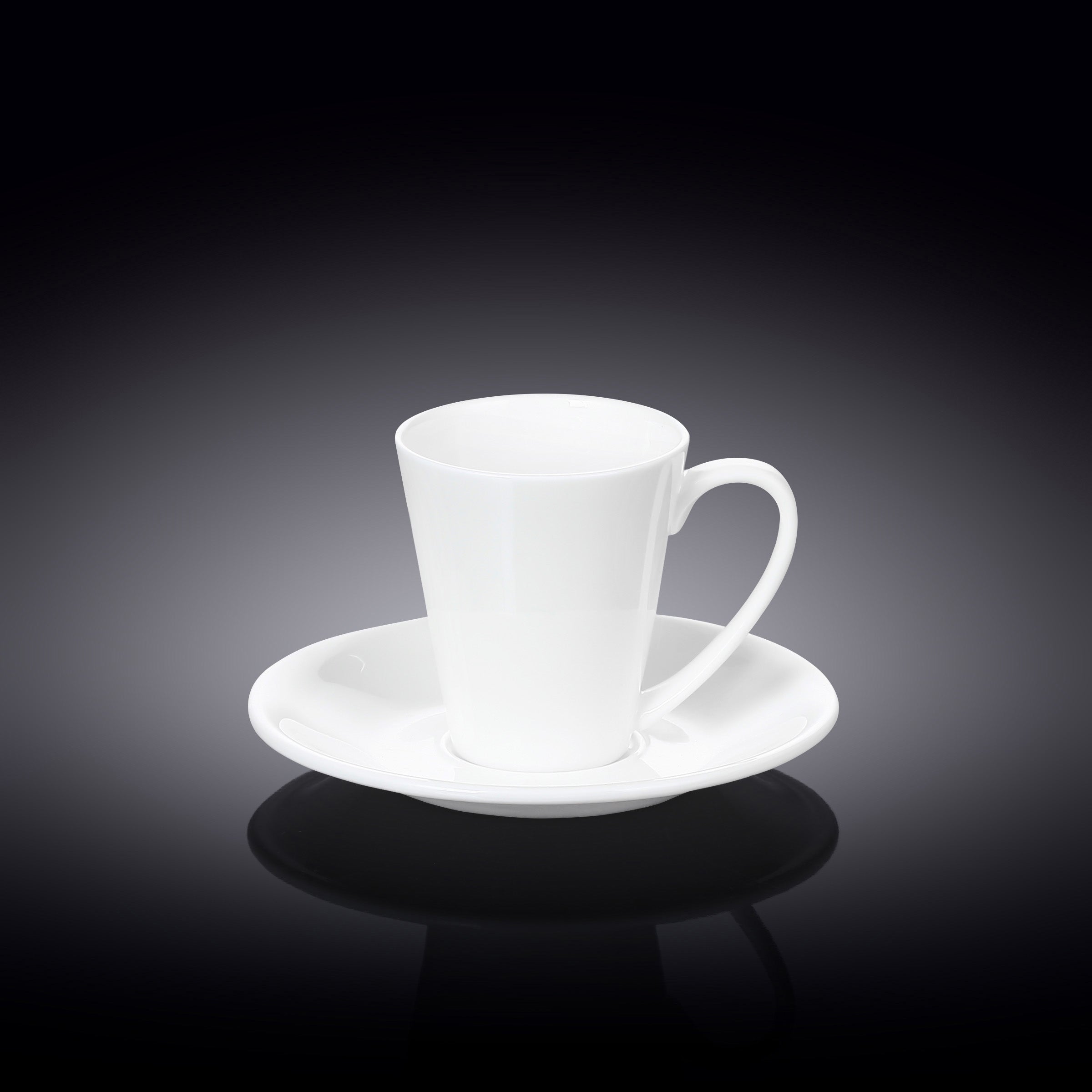 Wilmax Kaffeetassen mit Untertassen 110 ml 2er Set WL-993054/2C