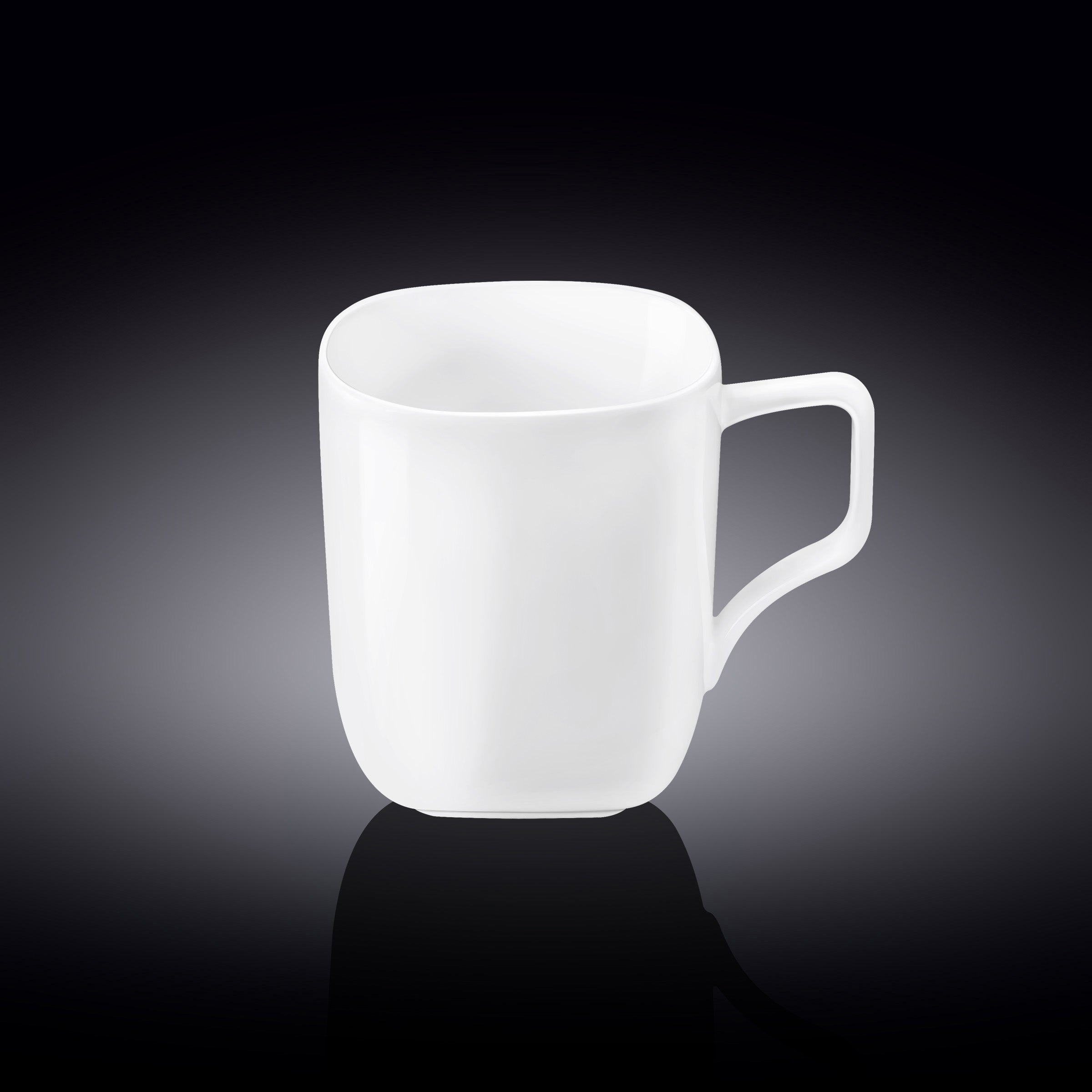 Wilmax Tasse 470 ml Weiß aus Porzellan