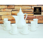 Wilmax Teetassen mit Untertassen 6er Set Porzellan WL-993087/6C