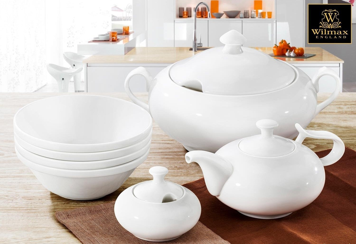 Wilmax teapot 1150 ml made of porcelain with filter – WL-994000/1C
