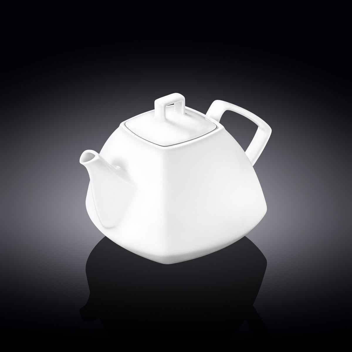 Wilmax Teekanne 1050 ml aus Porzellan mit Filter, Farbbox – WL-994041/1C