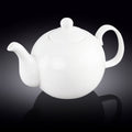 Wilmax Teekanne 2150 ml Olivia mit Filter Weiß Porzellan WL-994045/A