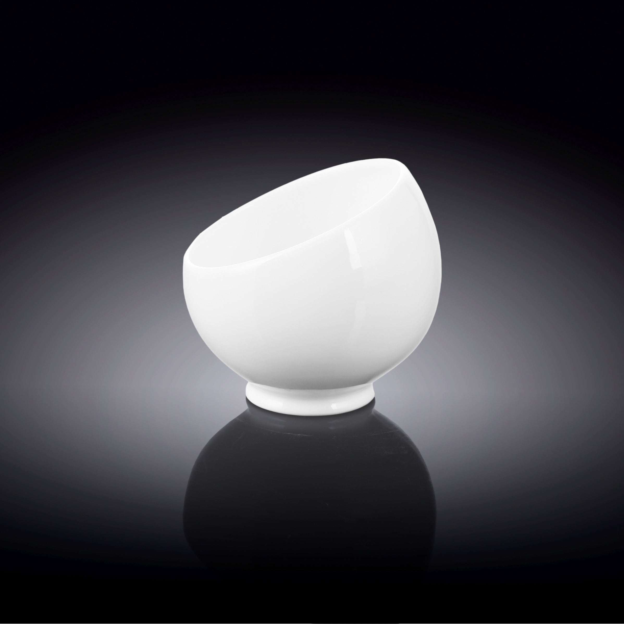 Wilmax Zuckerschale 8,5 × 9 cm Weiß aus Porzellan
