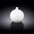 Wilmax Zuckerdose mit Deckel 300 ml Weiß Porzellan Olivia WL-995001/1C