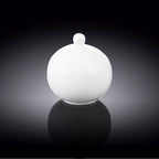 Wilmax Zuckerdose mit Deckel 300 ml Weiß Porzellan Olivia WL-995001/1C