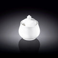 Wilmax Zuckerdose mit Deckel 340 ml Weiß Porzellan WL-995019/A