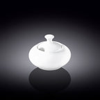 Wilmax Zuckerdose mit Deckel 250 ml Weiß Porzellan WL-995021/A