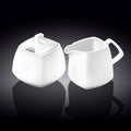 Wilmax Zucker- und Milch Set Weiß Porzellan Ilona WL-995028/2C