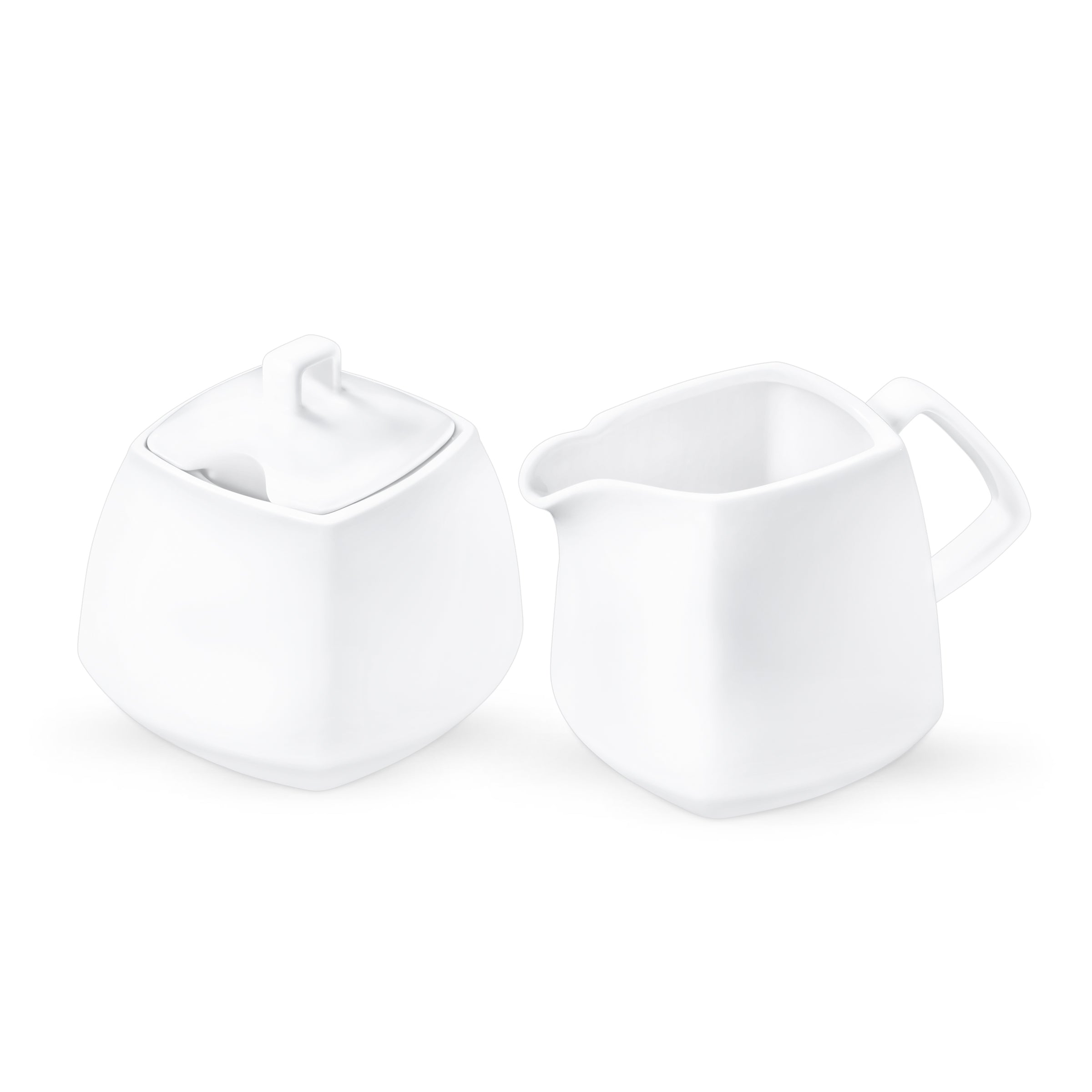 Wilmax Zucker- und Milch Set Weiß Porzellan Ilona WL-995028/2C