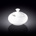 Wilmax Zuckerdose mit Deckel 550 ml Weiß Porzellan WL-995030/A