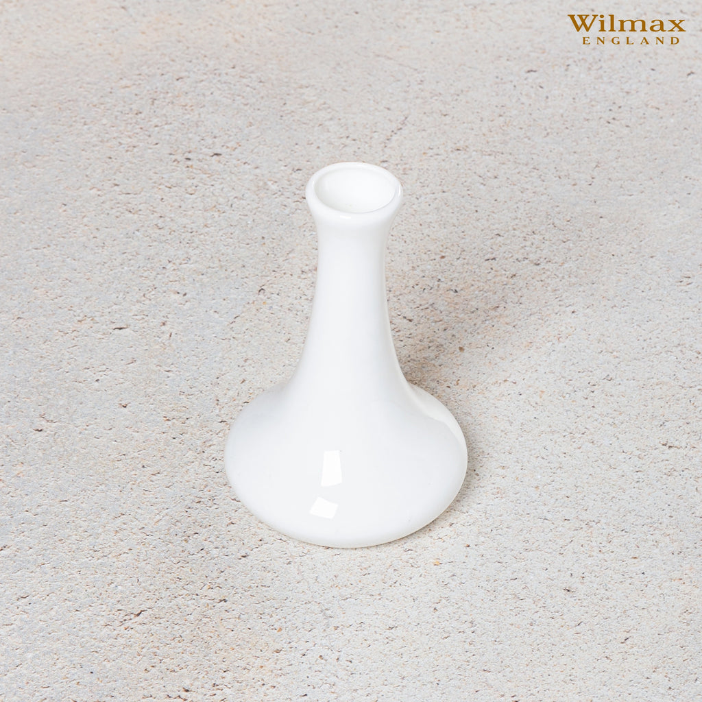Wilmax Porzellanvase 9 x 14 cm Weiß WL-996000/A