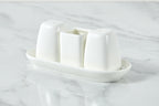 Wilmax Salz- und Pfefferstreuer Set mit Zahnstocherhalter WL-996005/SP