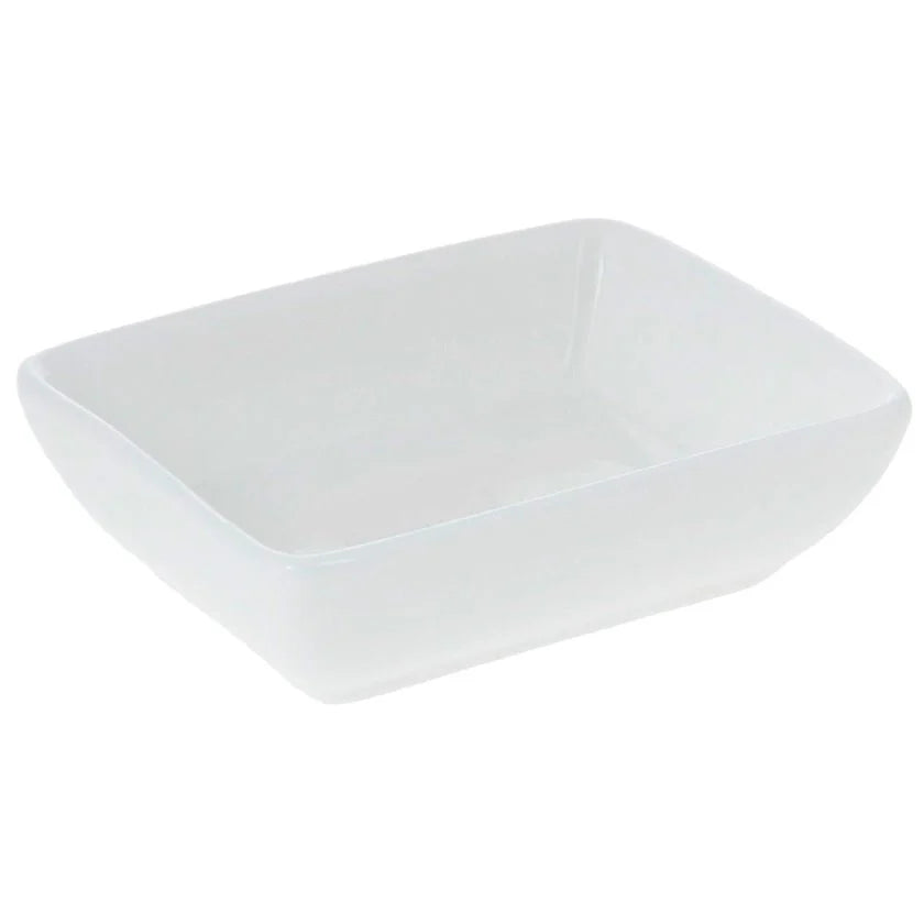 Wilmax Saucenschale 8 × 6 cm Weiß aus Porzellan