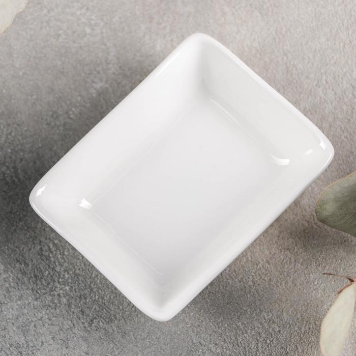 Wilmax Saucenschale 8 × 6 cm Weiß aus Porzellan