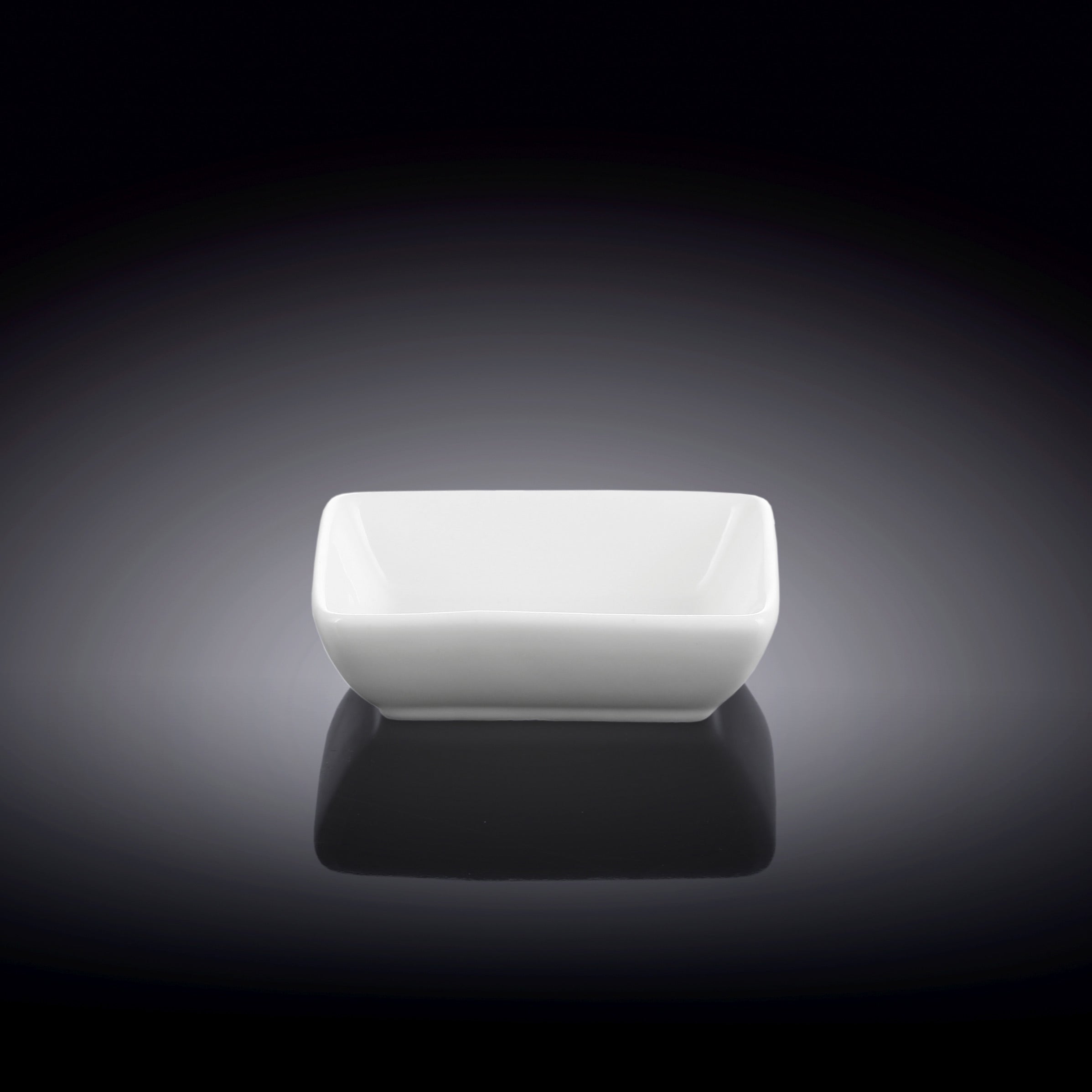 Wilmax Saucenschale 8 × 6 cm Weiß aus Porzellan