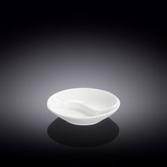 Wilmax Sojaschale mit Unterteilung 9 cm aus Porzellan – WL-996049/A