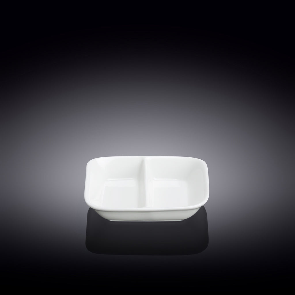 Wilmax Sojaschale 8.5 x 8.5 cm Porzellan Weiß WL-996050/A