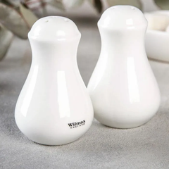 Wilmax Salz- & Pfeffer Set, Porzellan, 4-teilig, Weiß, WL‑996066/SP