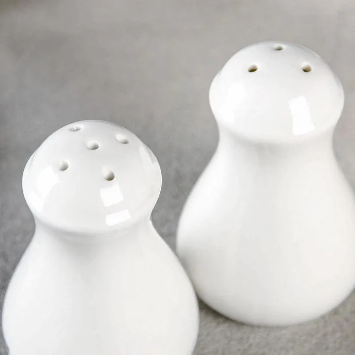 Wilmax Salz- & Pfeffer Set, Porzellan, 4-teilig, Weiß, WL‑996066/SP
