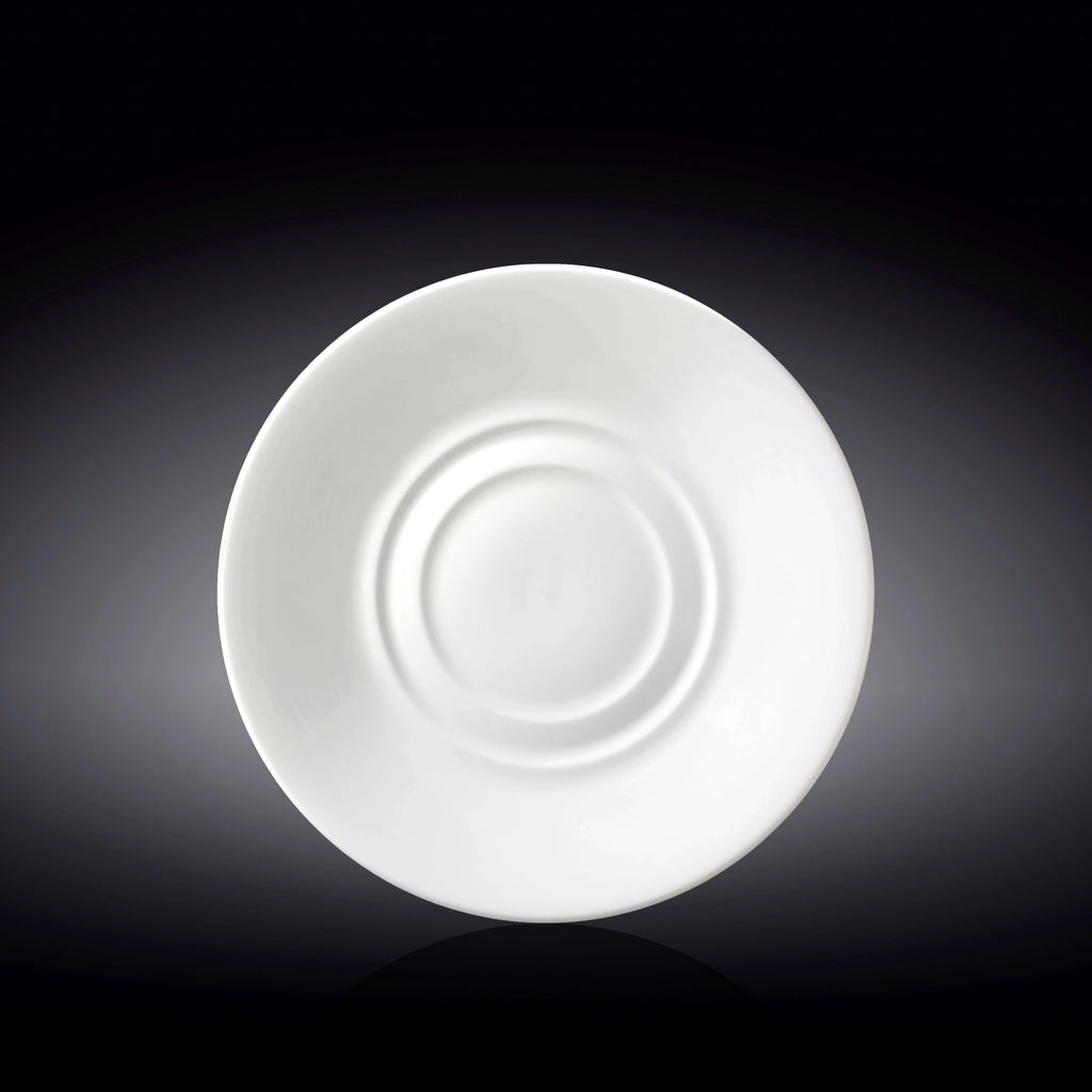 Wilmax Untertasse 15 cm Porzellan Weiß WL-996100/A