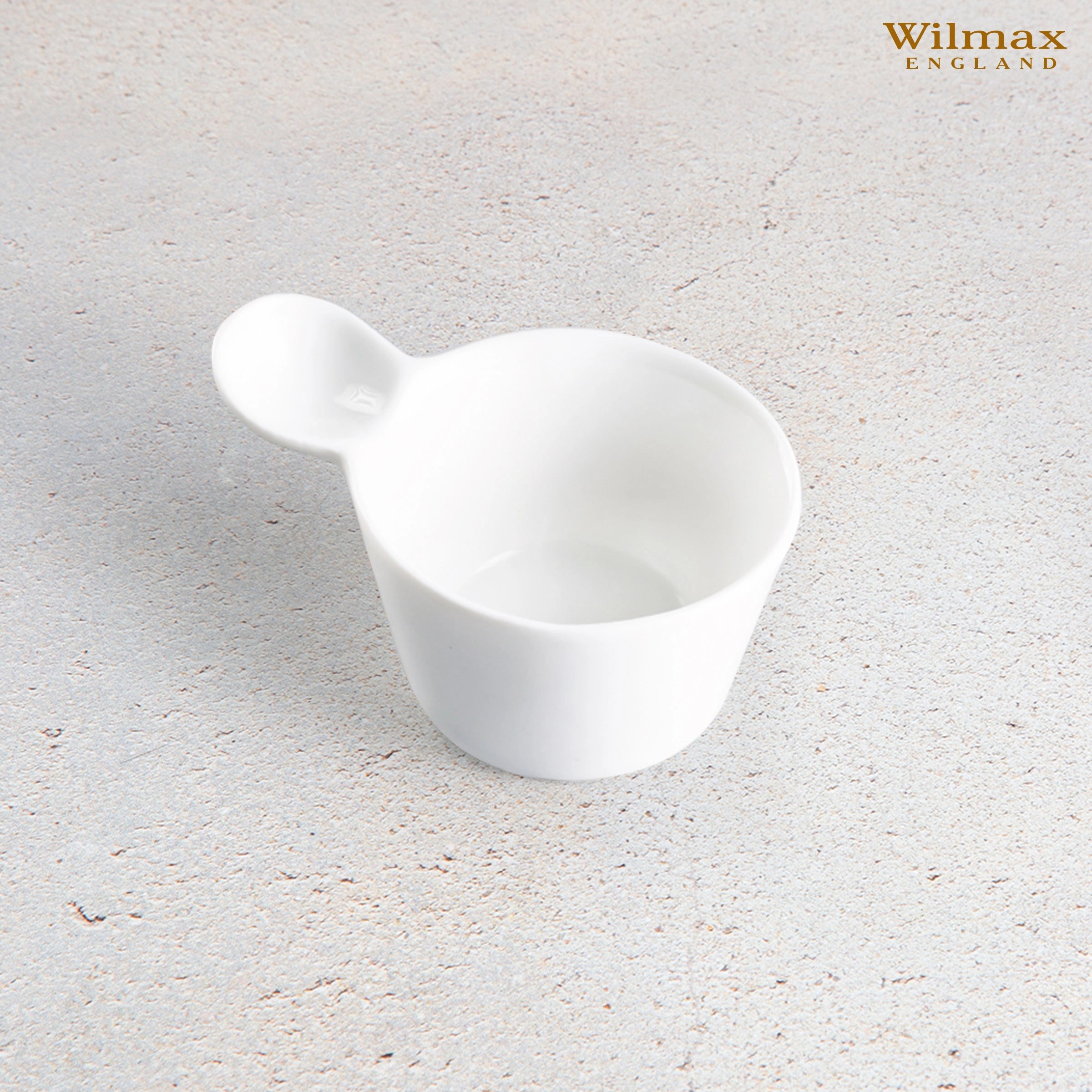 Wilmax Snack-/Dessertschale Weiß 10 x 7 cm – Porzellan – 100 ml – WL-996104/A