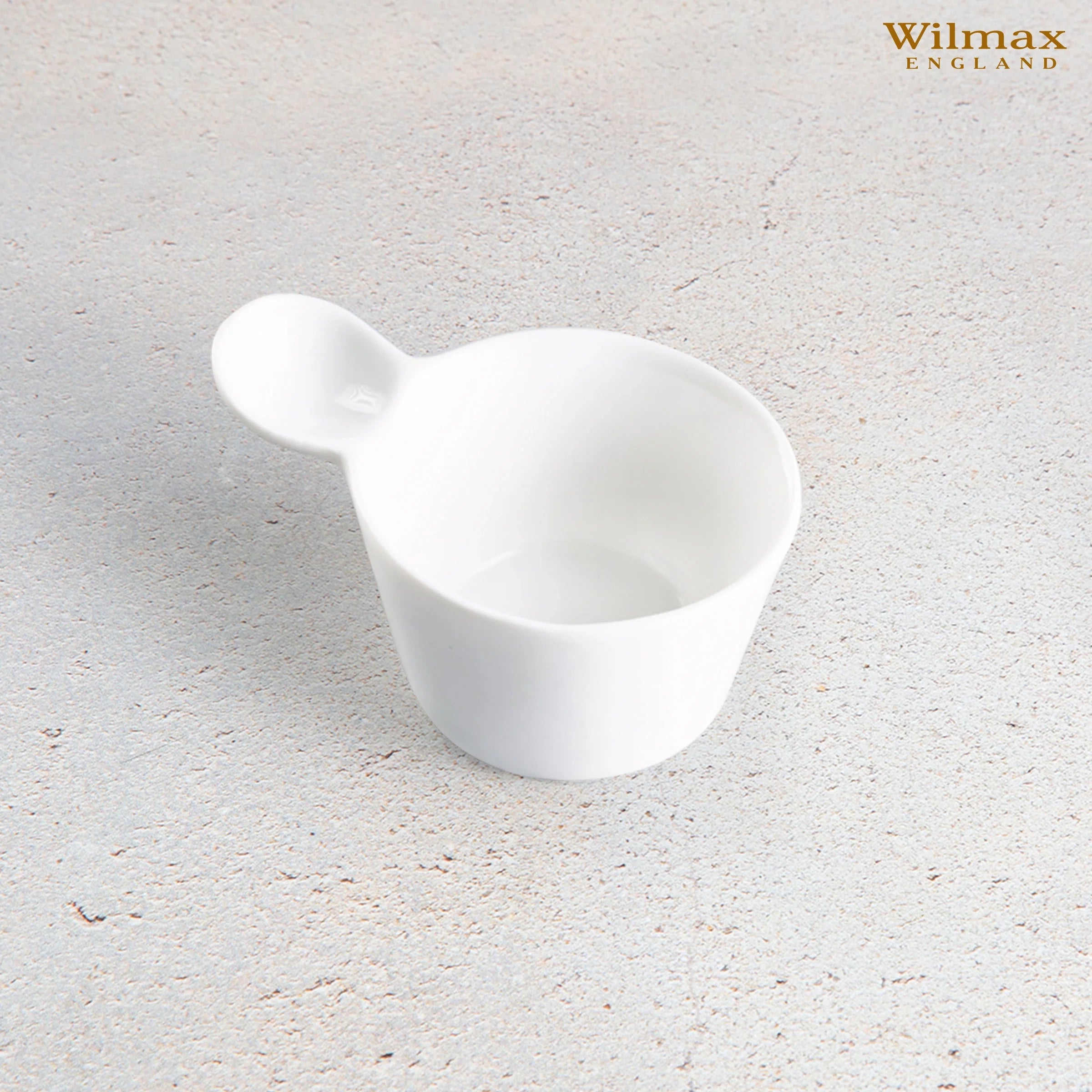 Wilmax Snack- und Dessertschale 100 ml Weiß aus Porzellan