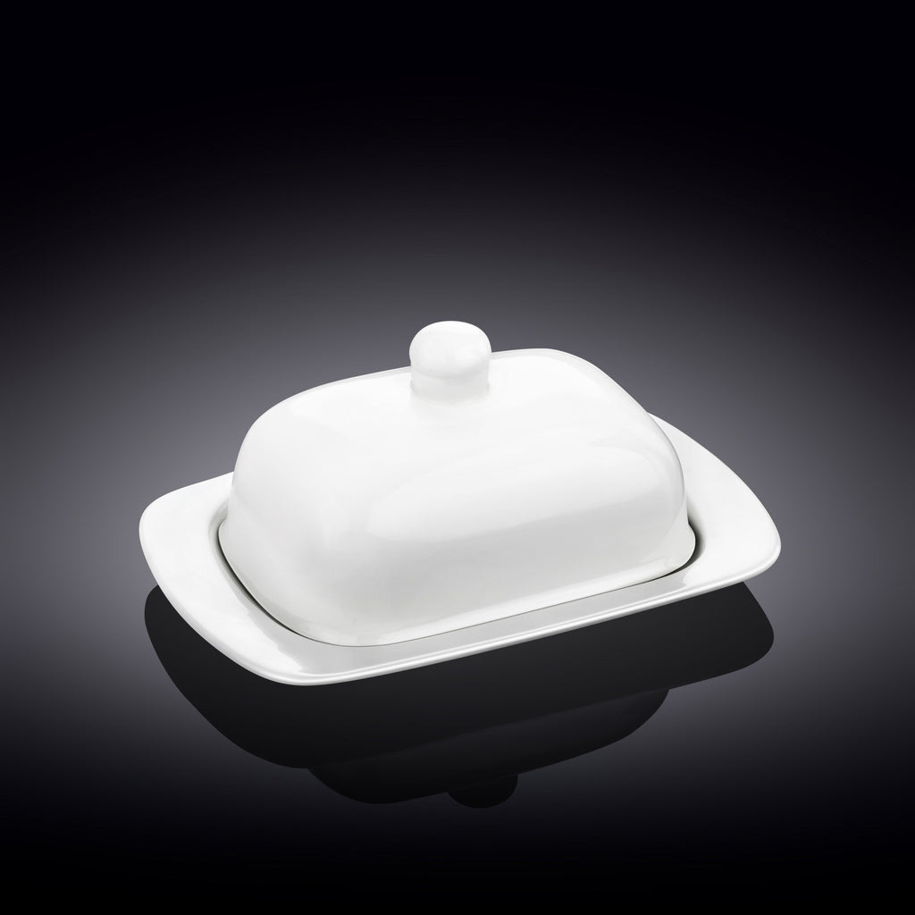 Wilmax Butterdose 19x12.5x8.5 cm Porzellan Weiß WL-996109/A