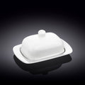 Wilmax Butterdose 19x12.5x8.5 cm Porzellan Weiß WL-996109/A
