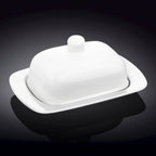 Wilmax Butterdose 19x12.5x8.5 cm Porzellan Weiß WL-996109/1C