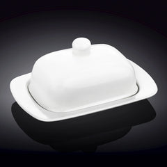 Wilmax Butterdose Weiß 19 x 12,5 x 8,5 cm – Elegantes Tasarım – WL-996109/1C