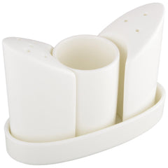 Wilmax Salz- & Pfefferstreuer Set – Weiß – Klassisches Design – WL-996117/1C