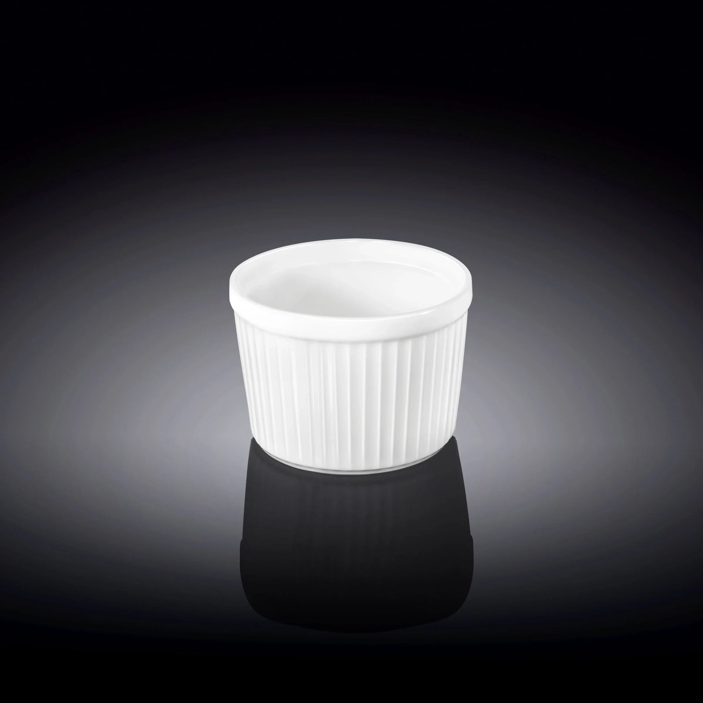 Wilmax Ramekin Ø 8,5 cm 260 ml Weiß aus Porzellan