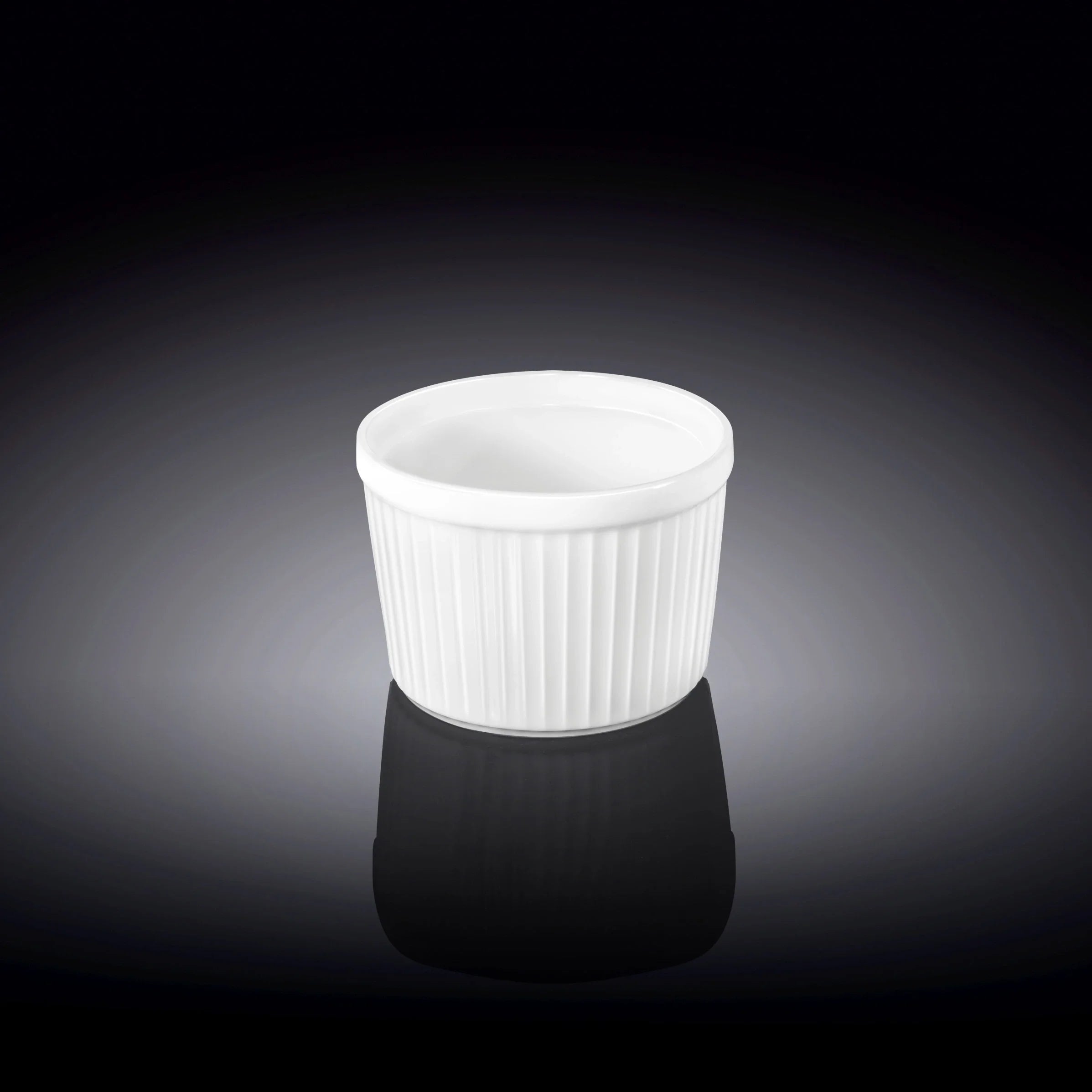 Wilmax Ramekin Ø 8,5 cm 260 ml Weiß aus Porzellan