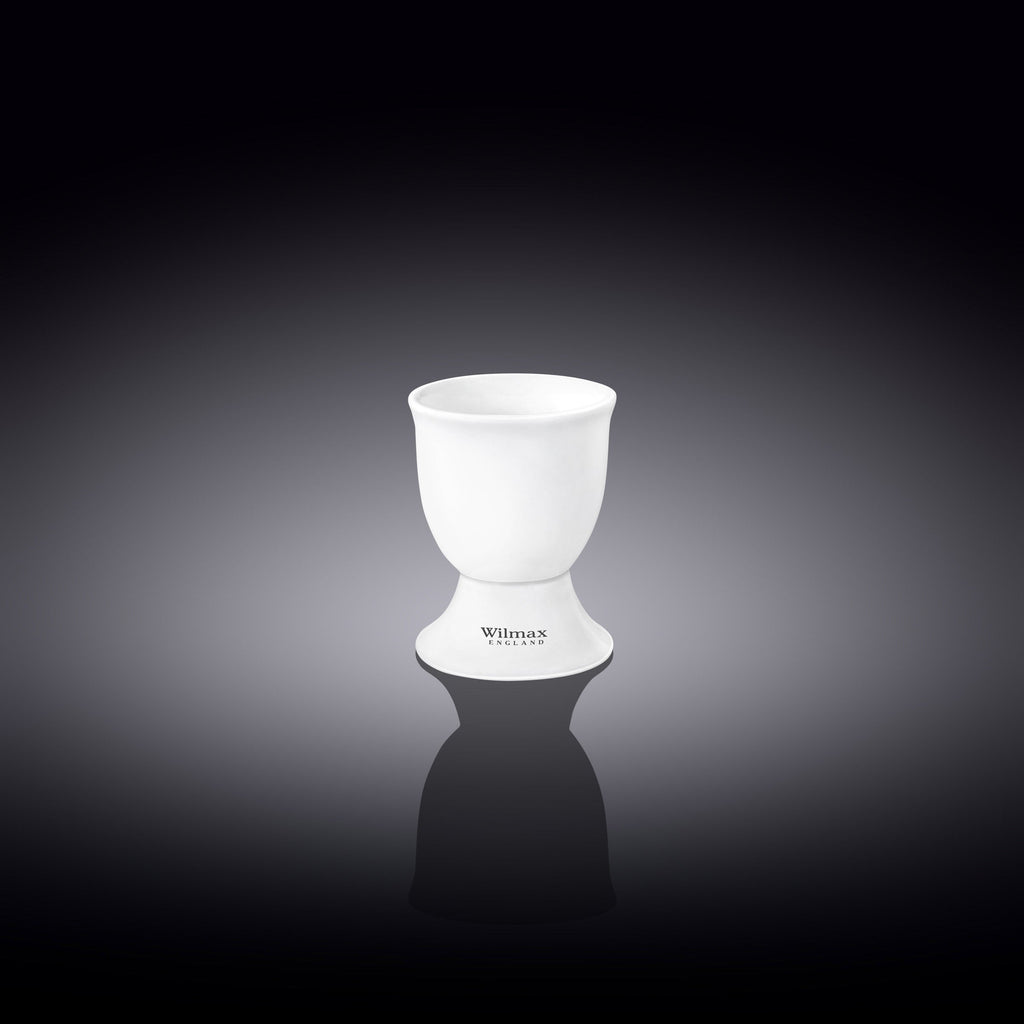 Wilmax Eierbecher 5 × 6,5 cm Weiß aus Porzellan
