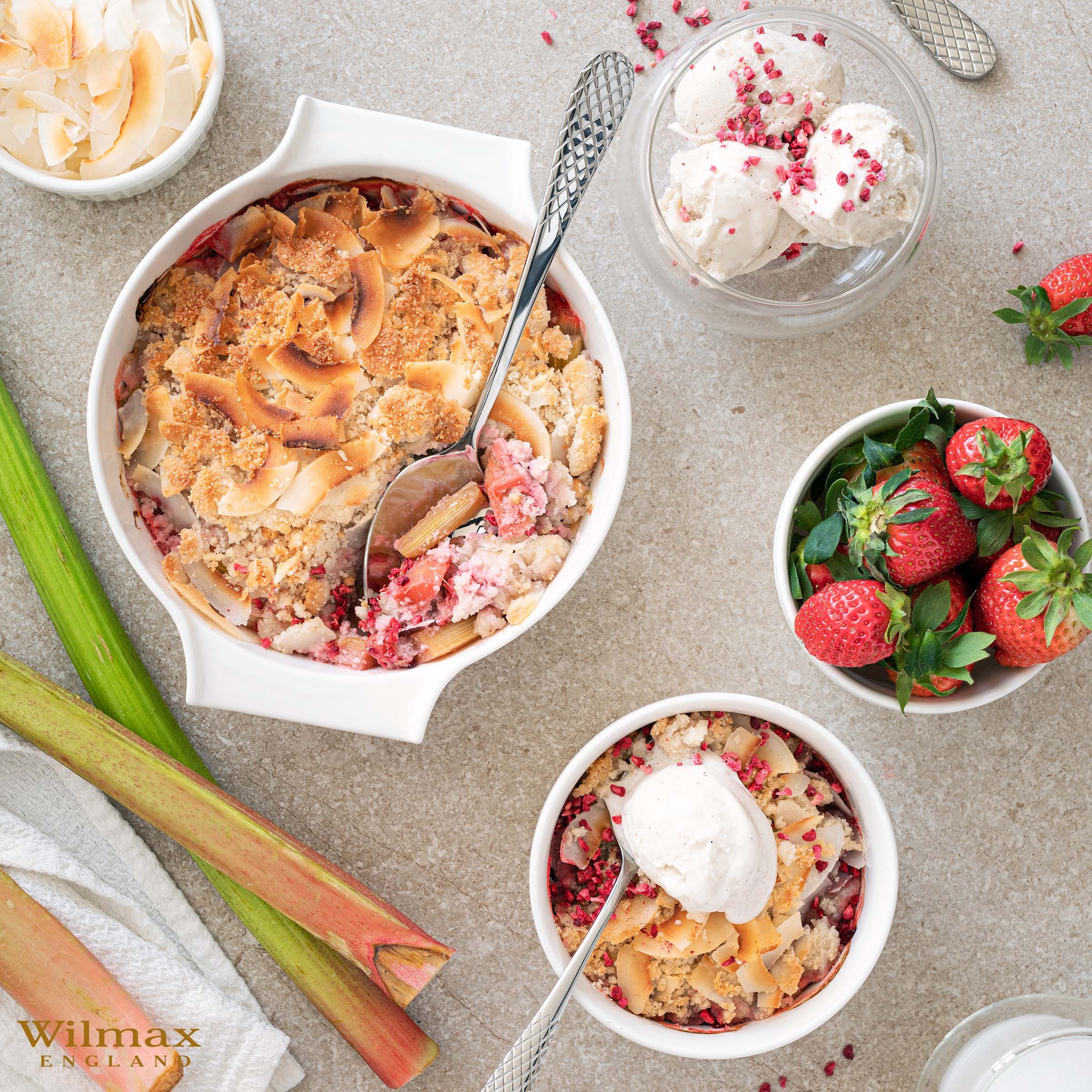 Wilmax Ramekin aus Porzellan 180 ml – Weiß WL-996134/A