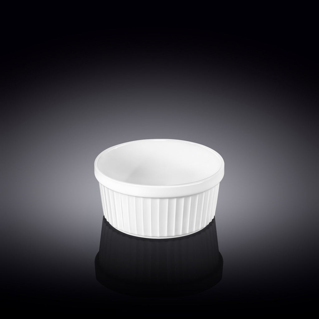 Wilmax Ramekin 400 ml Weiß aus Porzellan