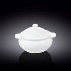 Wilmax Topf mit Deckel 620 ml Porzellan Weiß WL-997015/1C