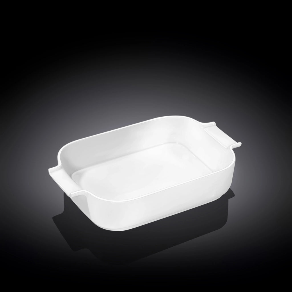 Wilmax Auflaufform mit Griffen 860 ml Porzellan Weiß WL-997018/1C
