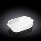 Wilmax Auflaufform mit Griffen 860 ml Weiß aus Porzellan