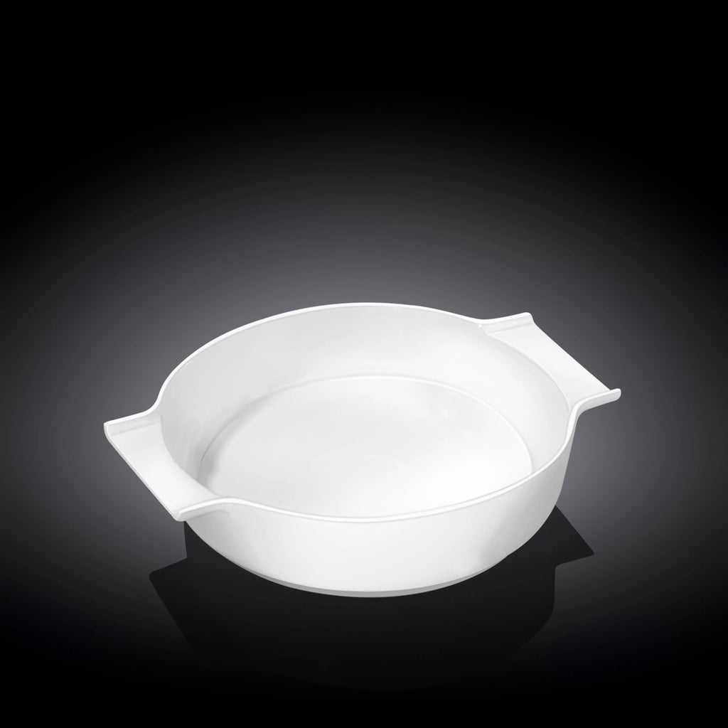 Wilmax Auflaufform mit Griffen 650 ml Porzellan Weiß WL-997021/A