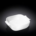 Wilmax Auflaufform mit Griffen 780 ml Weiß aus Porzellan