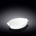 Wilmax Auflaufform mit Griffen 990 ml Weiß aus Porzellan