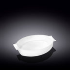 Wilmax Auflaufform mit Griffen 990 ml Weiß aus Porzellan