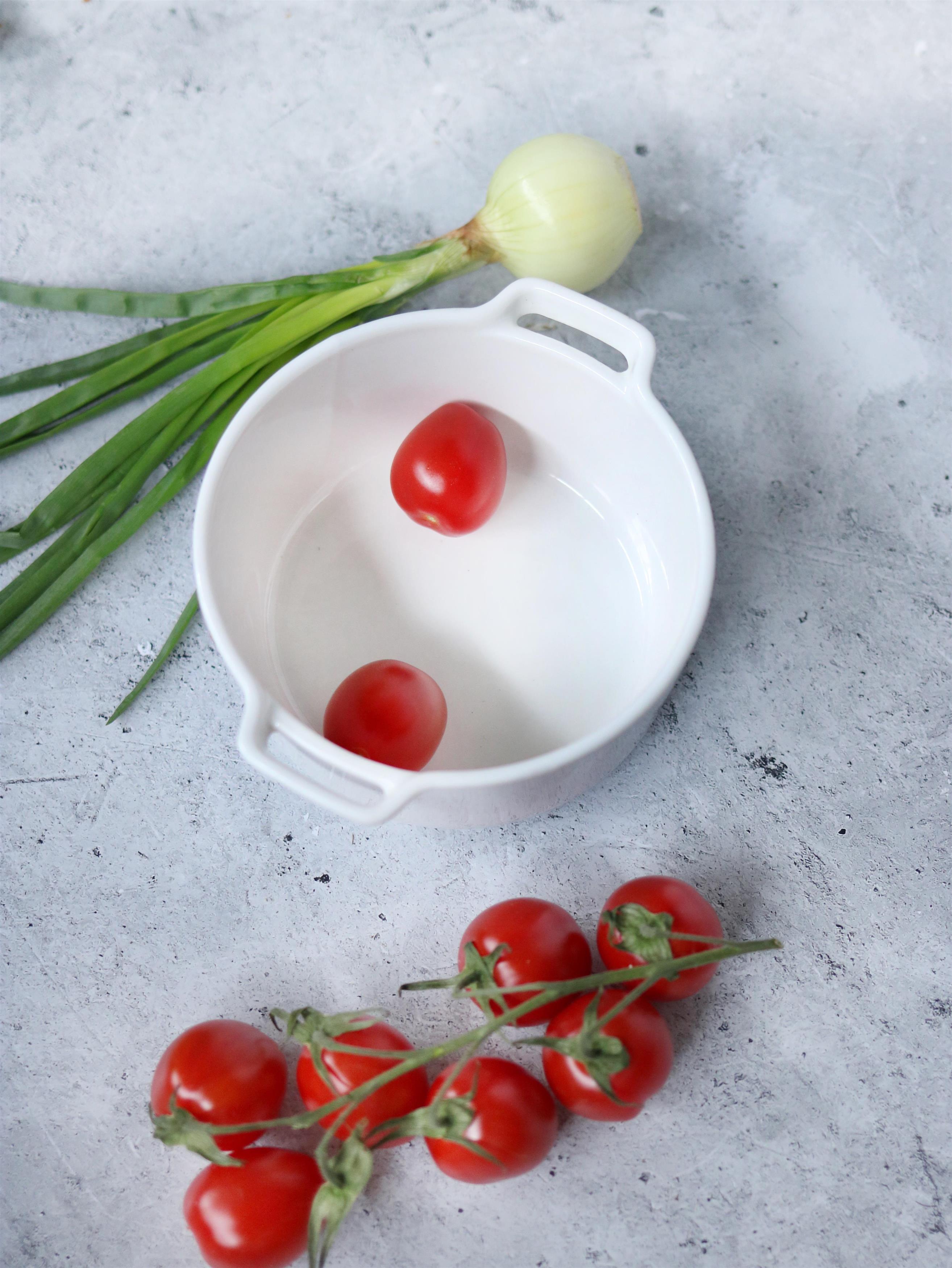 Wilmax Auflaufform mit Griffen  220 ml Porzellan Weiß WL-997033/A